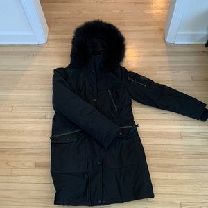 Calvin Klein Performance down coat. Black. Size M